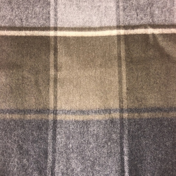 Mens’ V. FRAAS Green Plaid Scarf NWT - Picture 2 of 5